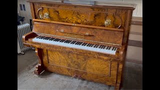 French polishing a fine walnut Gors amp Kallmann c1896 Assessment video below  other info [upl. by Gala388]