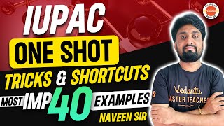 Organic Chemistry Class 11  IUPAC One shot  Most Important Examples for JEE Main  JEE 202425 [upl. by Nevet]