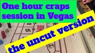 LIVE Craps Table Game in Vegas  UNCUT Version [upl. by Airamanna468]