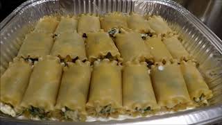 Spinach amp Feta Lasagna Rolls  Made by Jane c [upl. by Carlen840]