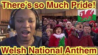 American reacts to The Welsh National Anthem [upl. by Eimak612]