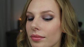 Festliches Makeup I Lila Glitzer I Tutorial [upl. by Teferi]