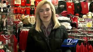 Husker fans stock up on apparel after the holidays [upl. by Oluas]