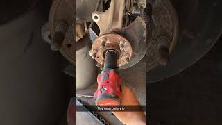 Milwaukee M12 stubby with 20 battery vs cv axle [upl. by Ri]