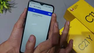 Realme c21yc11 2021 fix wifi call not working problem  Realme c25y me wifi call setting kaise kare [upl. by Trebmal]