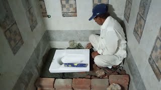 How To Install Toilet Seat  Pakistan Toilet Seat Installing  Indian Toilet Seat As builders [upl. by Latvina]