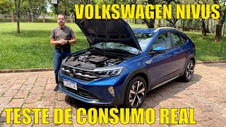 Volkswagen Nivus Highline  Teste de CONSUMO REAL com gasolina e etanol mais de 2000 km [upl. by Onibas]