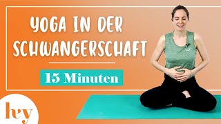 SO geht Yoga für Schwangere  15 Min Abendroutine [upl. by Sualokin]