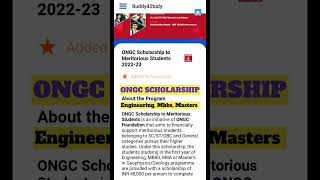 scholarship 2023 ongc [upl. by Eramal646]