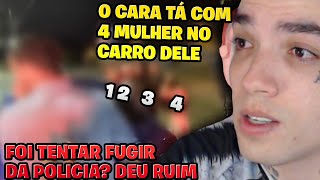 O cara deu fuga com 4 mulheres dentro do carro dele  Enquadros de Moto [upl. by Elleraj643]