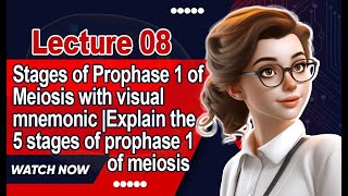 Stages of Prophase 1 of Meiosis with visual mnemonic Explain the 5 stages of prophase 1 of meiosis [upl. by Ehr]