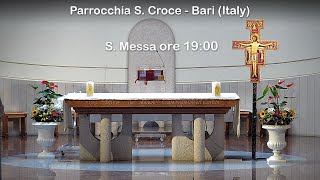 S Messa ore 1900  24102024  Parrocchia Santa Croce  Bari [upl. by Atterahs521]