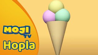 EEN IJSJE IN HUIS 🍦  HOPLA 🐇  Nederlandse Kinderseries  MojiTV [upl. by Judi]