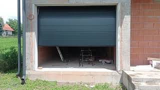 Garage door Alutech Trend RAL 7016 Anthracite grey [upl. by Aihseym]