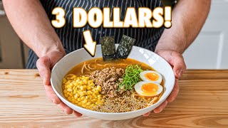 3 Dollar Homemade Ramen  But Cheaper [upl. by Anawt]