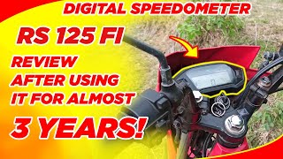 DIGITAL SPEEDOMETER RS 125 FI  Okay pa kaya after 3 years [upl. by Rayford]