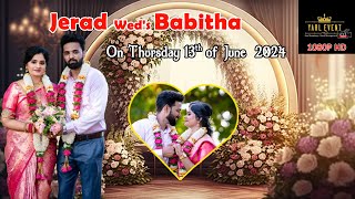 Jerad Weds Babitha [upl. by Kapeed69]