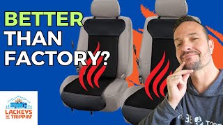 These Amazon Heated Seat Covers are BETTER than OEM [upl. by Zanas105]