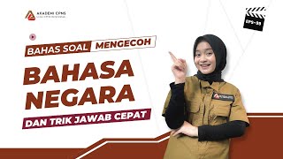 SOAL INI AKAN KELUAR  TWK BAHASA NEGARA  BAHASA INDONESIA SKD CPNS 2024 [upl. by Dickson948]