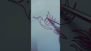 How to draw a tribal bird tattoobird Tribal tattoo drawing tribaltattootattooartisttatodesign [upl. by Enisamoht]