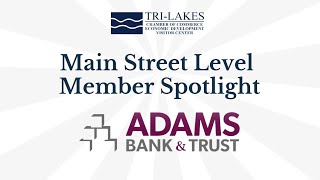 Adams Bank Spotlight Video [upl. by Hedelman]