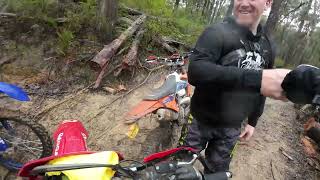 Riding Enduro at Toolangi  Booki Cam Part 1 [upl. by Taryne]