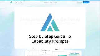 Step By Step Guide To Capability Prompts in Lean Agile Intelligence [upl. by Pears]