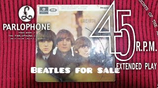 THE BEATLES Beatles for sale Parlophone Extended Play 1964 Great Britain [upl. by Lucretia]