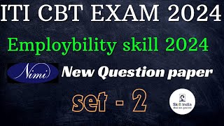 ITI CBT exam 2024 Electrician ⚡ 1st year Employbility skill nimi sample Question paper [upl. by Eenal]