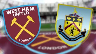 West Ham vs Burnley  Live Watchalong [upl. by Newcomb]