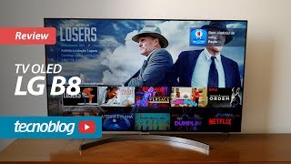 TV OLED LG B8  Review Tecnoblog [upl. by Judas]