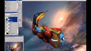 Iron Pony  Time Lapse Paint Process [upl. by Gnehs989]