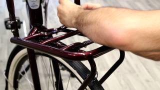 How to assemble front rack and light on Gazelle Heavy Duty NL  Be Dutch Bicycles [upl. by Black237]