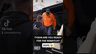 Tyson Fury responds to if hes ready for the rematch 😯 UsykFury2 usyk tysonfury boxing [upl. by Ikcim]