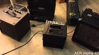 Henriksen Polytone AER Jazz Amp Comparison [upl. by Alracal201]