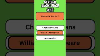 General Knowledge Quiz 1 trivia testyourknowledge quiztime [upl. by Rinaldo376]