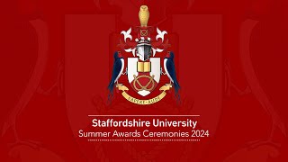 Staffordshire University Games Institute Graduation 2024 Live Stream [upl. by Sandstrom]