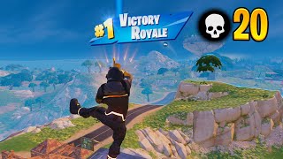 High Kill Solo Ranked Win Gameplay Fortnite Chapter 5 Season 1 [upl. by Avelin]