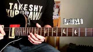 Chromatic Guitar Licks  Crazy Guitar Lesson  Advanced Guitar Licks [upl. by Sihunn839]