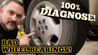 How to 100 diagnose a bad wheel bearing [upl. by Trabue]