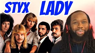 STYX Lady Reaction  I think this would be my favourite of theirsGeorgeous song First time hearing [upl. by Niret]