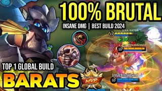 BARATS BEST BUILD 2024  TOP GLOBAL BARATS GAMEPLAY  MOBILE LEGENDS✓ [upl. by Edana481]