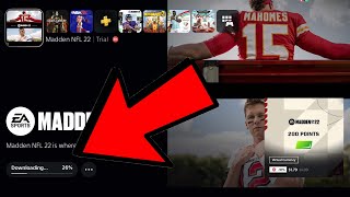 HOW TO DOWNLOAD THE MADDEN 22 10 HOUR TRIAL ON PLAYSTATION 5 [upl. by Dotti]