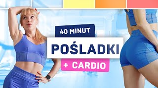 TRENING NA POŚLADKI  CARDIO W DOMU 🍑 PUPA JAK MARZENIE  WYZWANIE WRZEŚNIOWY COMEBACK 💜 [upl. by Eamaj]