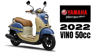 NEW 2022 Yamaha Vino 50cc Price New Colors Features Release Date [upl. by Nitsug]