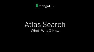 MongoDB Atlas Search Lucene Part 1  Introduction [upl. by Learsi]