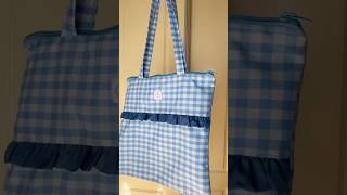 Tote Bag Vichy celeste [upl. by Ondine]