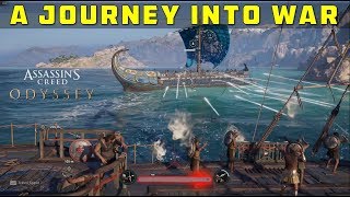 A Journey Into War Destroy Athenian Blockade Ships  ASSASSIN’S CREED ODYSSEY [upl. by Pylle]