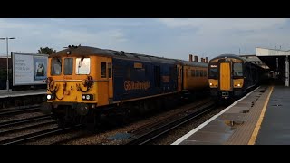 73962  73961 on Test Train seen at Tonbridge and Sevenoaks [upl. by Assirralc]