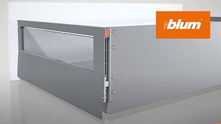 Removal of MERIVOBOX modular with gallery and design element  Blum [upl. by Leirad312]